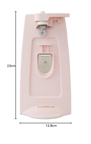 Tower T19007 3-in-1 Electric Can Opener with Knife Sharpener & Bottle Opener, Black