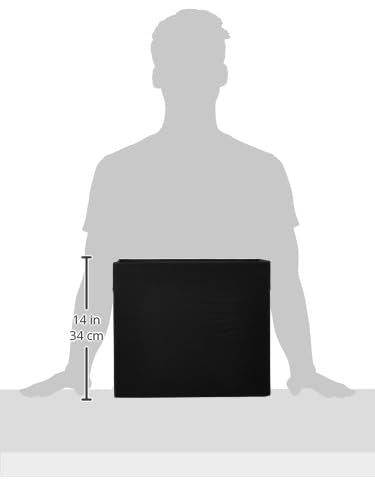 Ikea Drona Storage Box 33 x 38 x 33 cm black (for Expedit shelving unit – 4 pieces), black, 4 - Pack