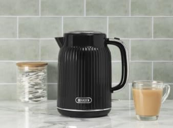 Haden Starbeck White Kettle - 1.7L Fast Boil, Quiet, Cordless Electric Kettle - 3000W, BPA Free, Ergonomic Handle, Energy-Efficient, lightweight - Perfect for Home and Travel