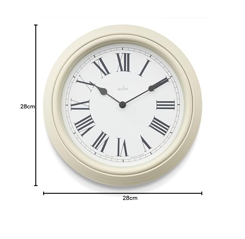 Acctim Devonshire Traditional 28cm Wall Clock (Cream)