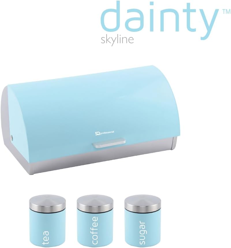 SQ Professional Dainty Bread Bin and Canisters (Skyline)