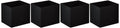 Ikea Drona Storage Box 33 x 38 x 33 cm black (for Expedit shelving unit – 4 pieces), black, 4 - Pack