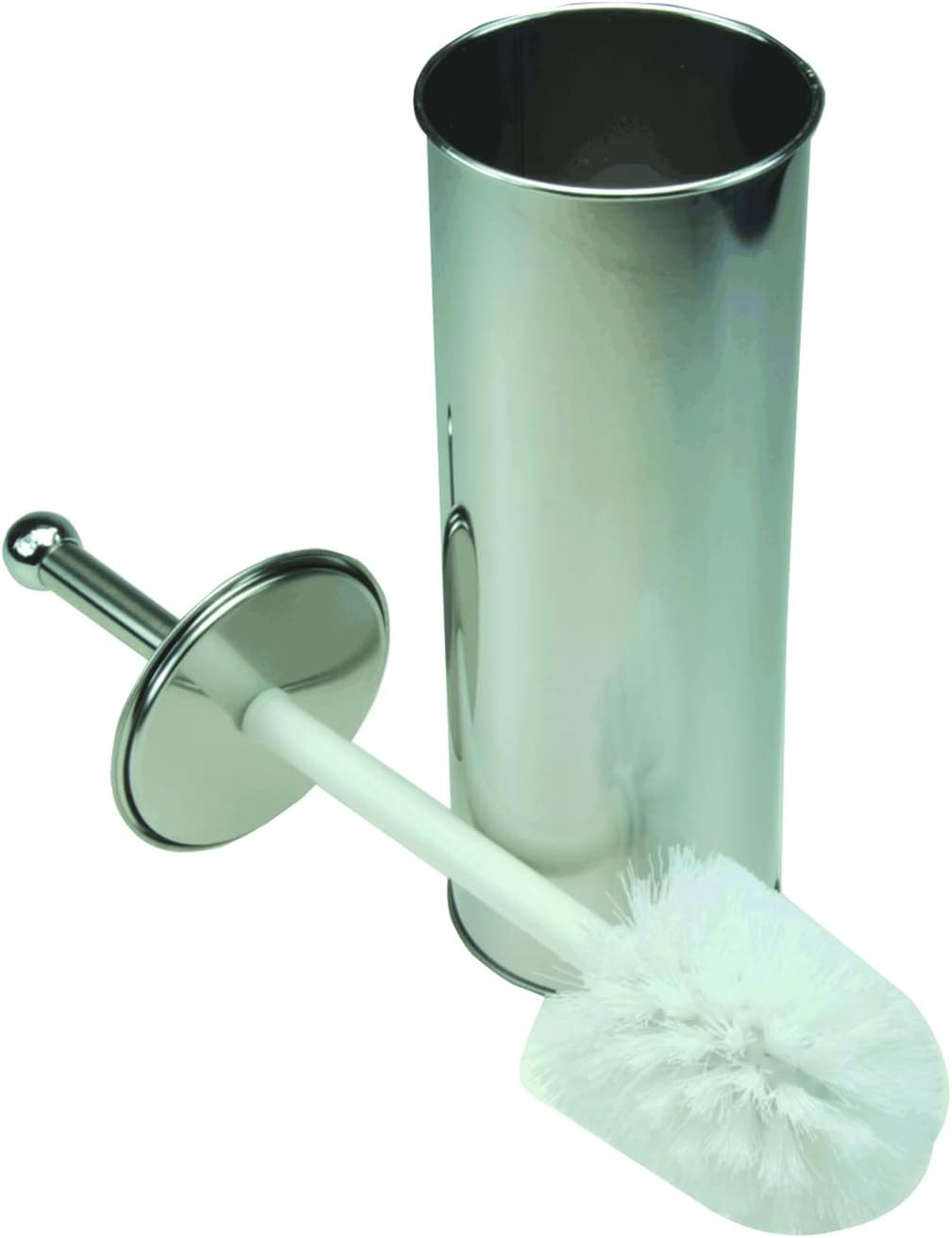 APOLLO THE HOUSEWARES BRAND Toilet Brush Holder Chrome, Stainless Steel, Multi-Colour, L,2513