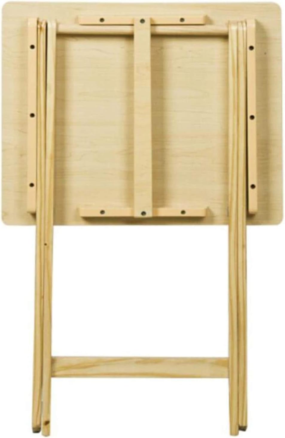 Folding Tv/Snack Table | Laptop Table | Natural Wood Folding Table Outdoor Table Camping Table Fold Up Table Camping Table Folding 65 x 49 x 39 CM