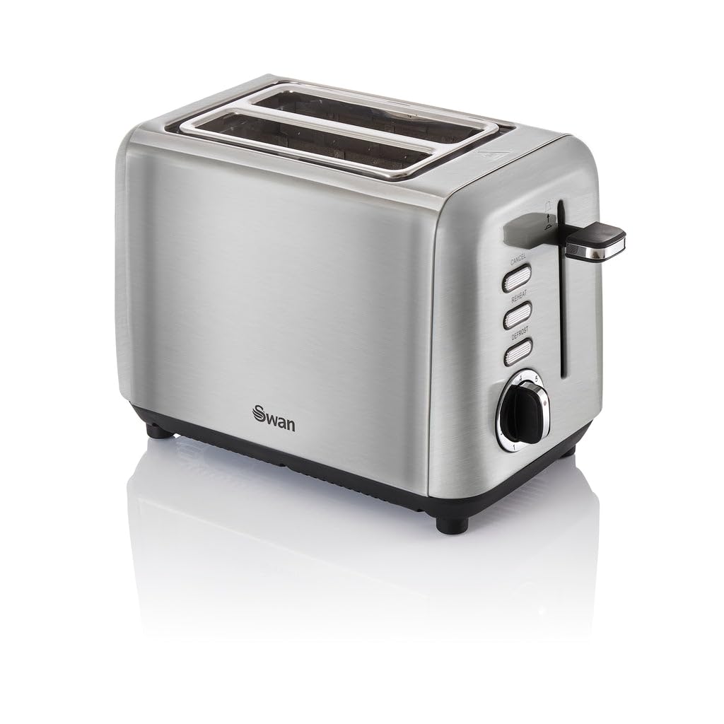 Swan TownHouse 2 Slice Toaster Stainless Steel ST14015 (1, GRN (Grey))