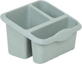 Wham Silver Sage High Grade Plastic Sink Tidy Cutlery Drainer Holder Caddy