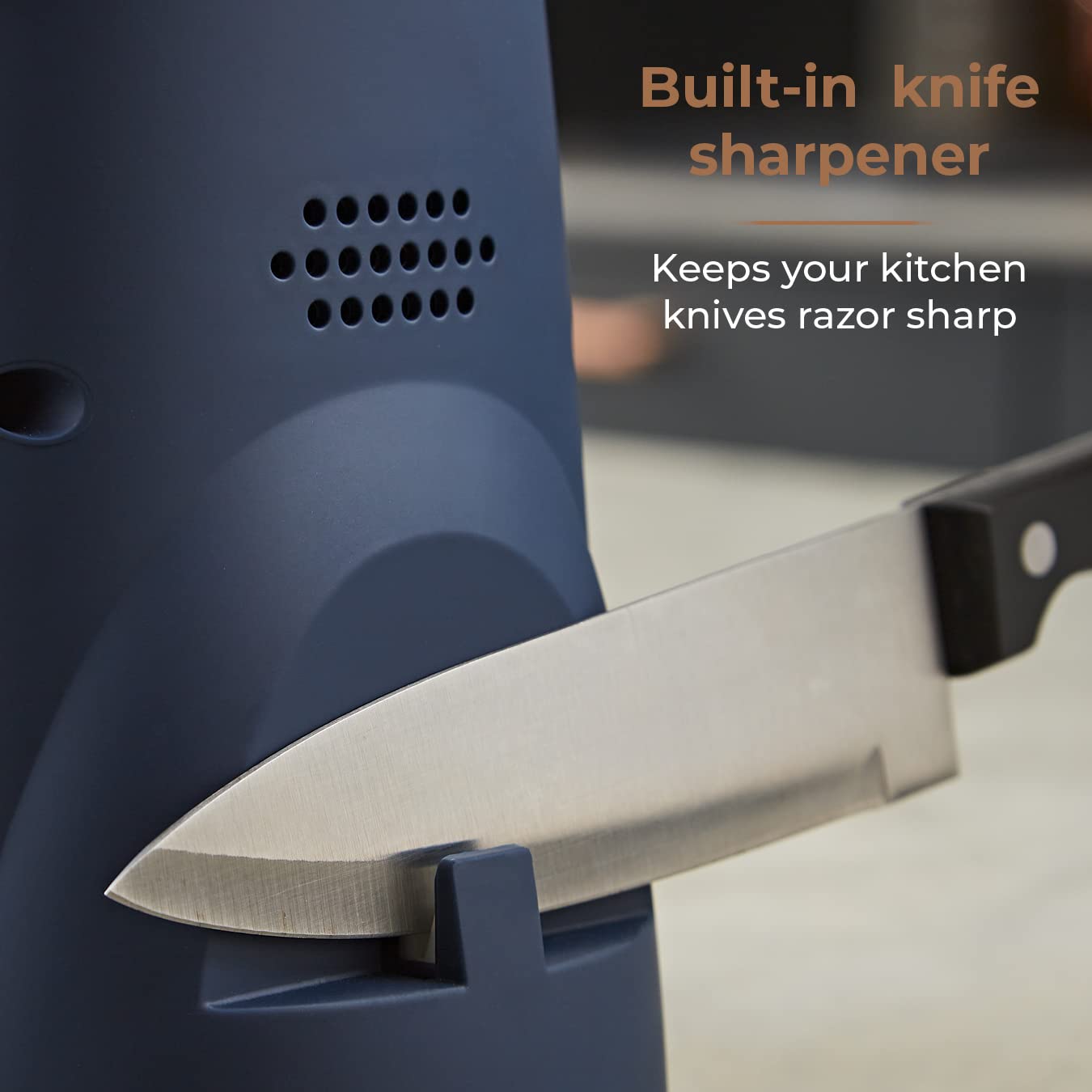 Tower T19007 3-in-1 Electric Can Opener with Knife Sharpener & Bottle Opener, Black