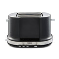 Tower T20043GRP Belle 2-Slice Toaster with 7 Browning Settings, Defrost/Reheat/Cancel, 800 W, Graphite