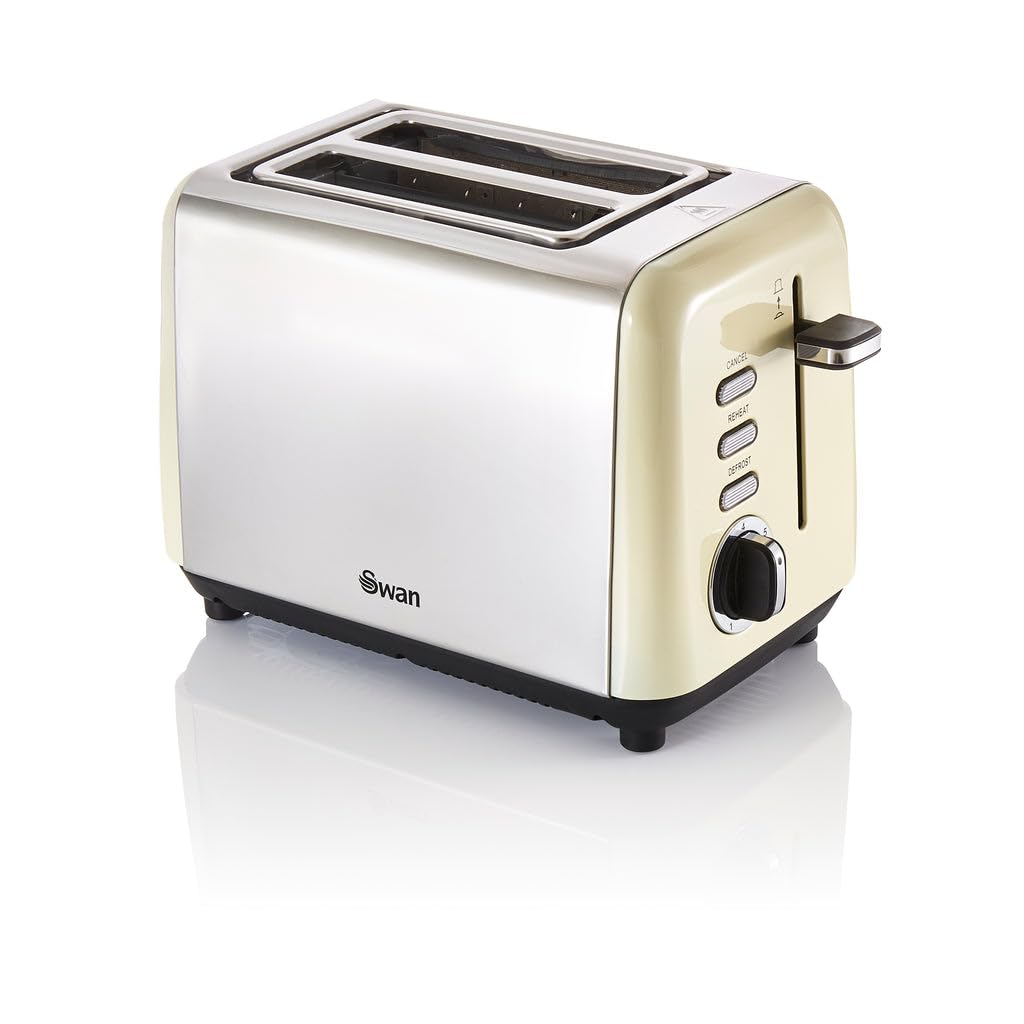 Swan TownHouse 2 Slice Toaster Stainless Steel ST14015 (1, GRN (Grey))