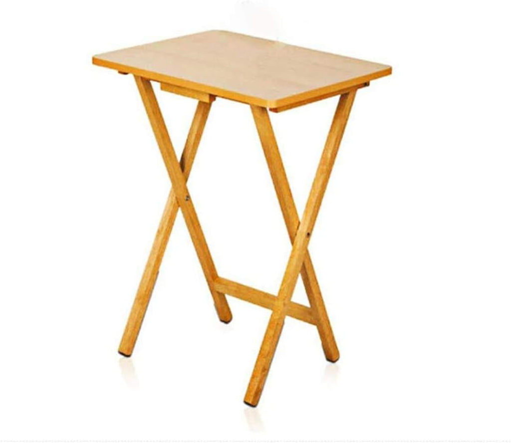 Folding Tv/Snack Table | Laptop Table | Natural Wood Folding Table Outdoor Table Camping Table Fold Up Table Camping Table Folding 65 x 49 x 39 CM