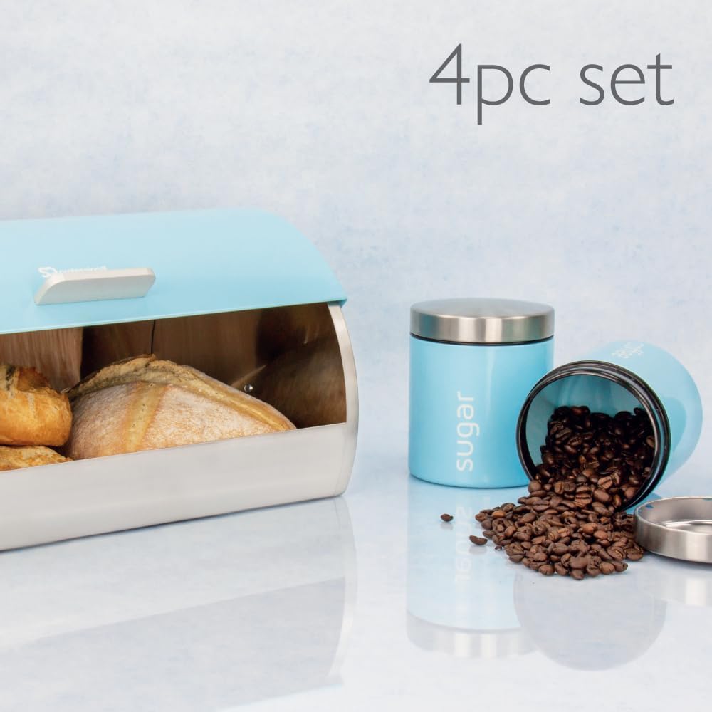 SQ Professional Dainty Bread Bin and Canisters (Skyline)