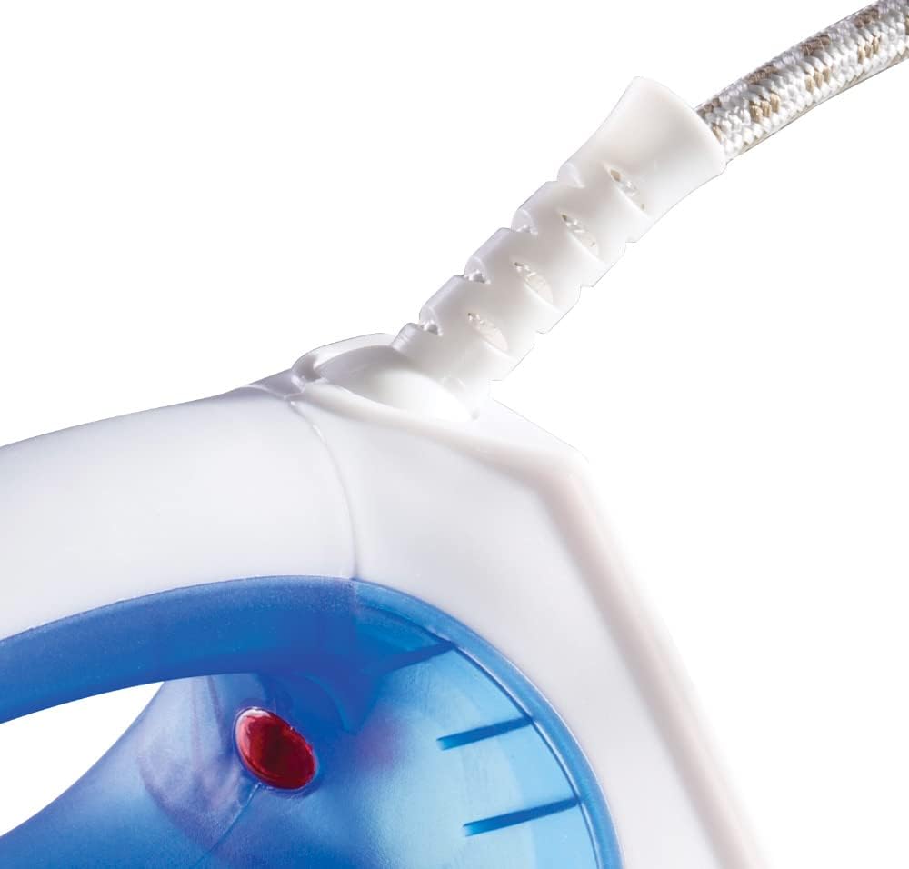 FINE ELEMENTS 1800W Steam Iron, Non Stick Soleplate, Thermostatic Control and 80ml Water Tank Capacity, Dry and Stream Functions