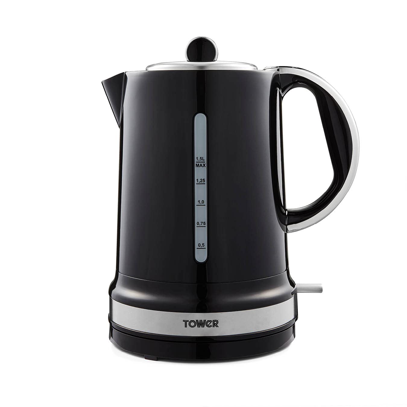 Tower T10049GRP Belle Jug Kettle with Rapid Boil, 1.5L, 3000W, Graphite