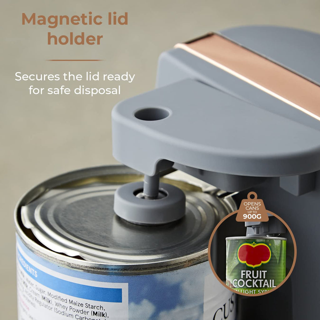 Tower T19007 3-in-1 Electric Can Opener with Knife Sharpener & Bottle Opener, Black