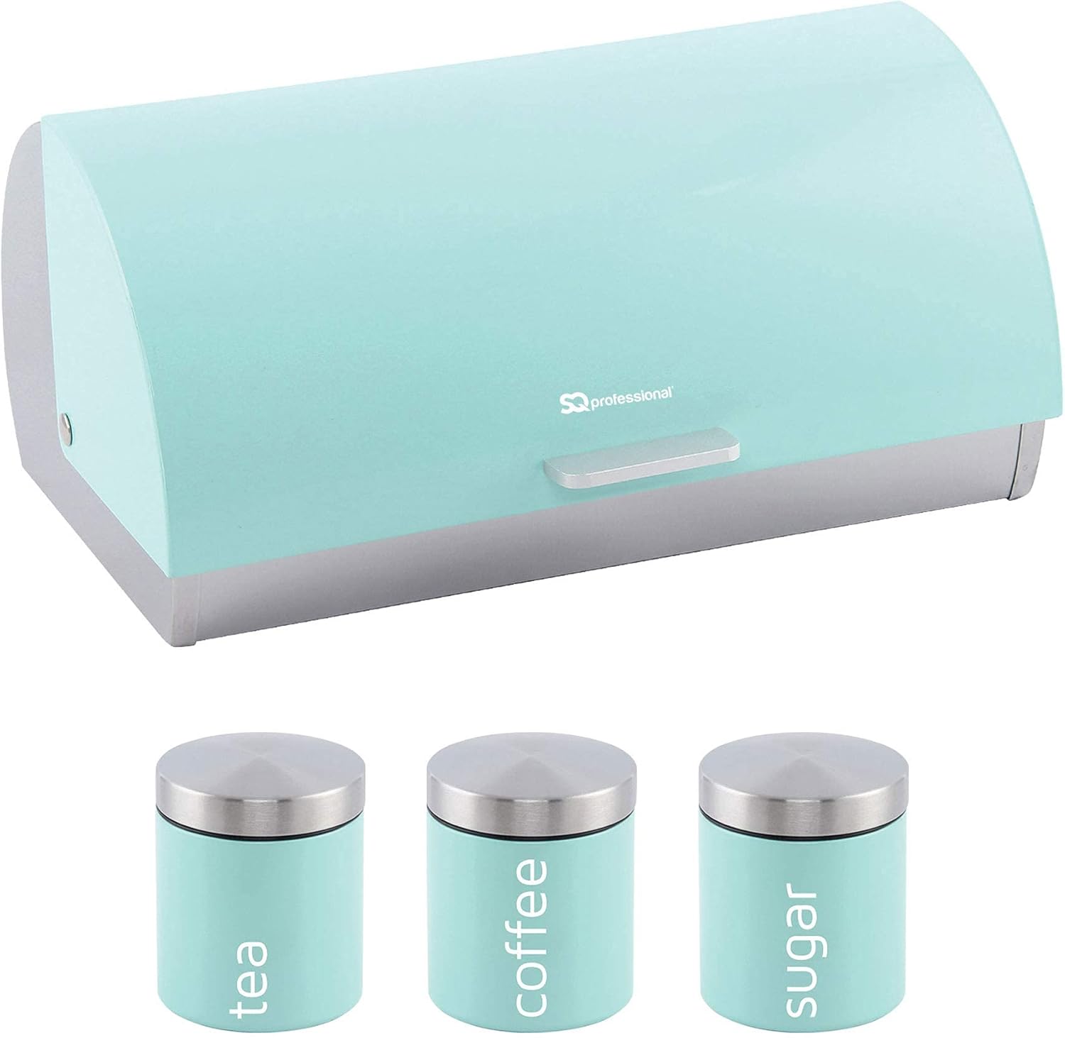 SQ Professional Dainty Bread Bin and Canisters (Seafoam)