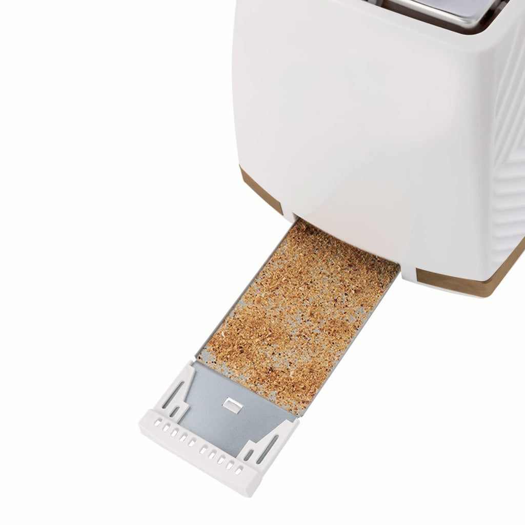 Russell Hobbs Groove Electric 1.7L Cordless Kettle (Fast Boil 3KW, Grey textured plastic with brushed gold accents, Removable washable anti-scale filter, Push to open lid, Perfect pour spout) 26382