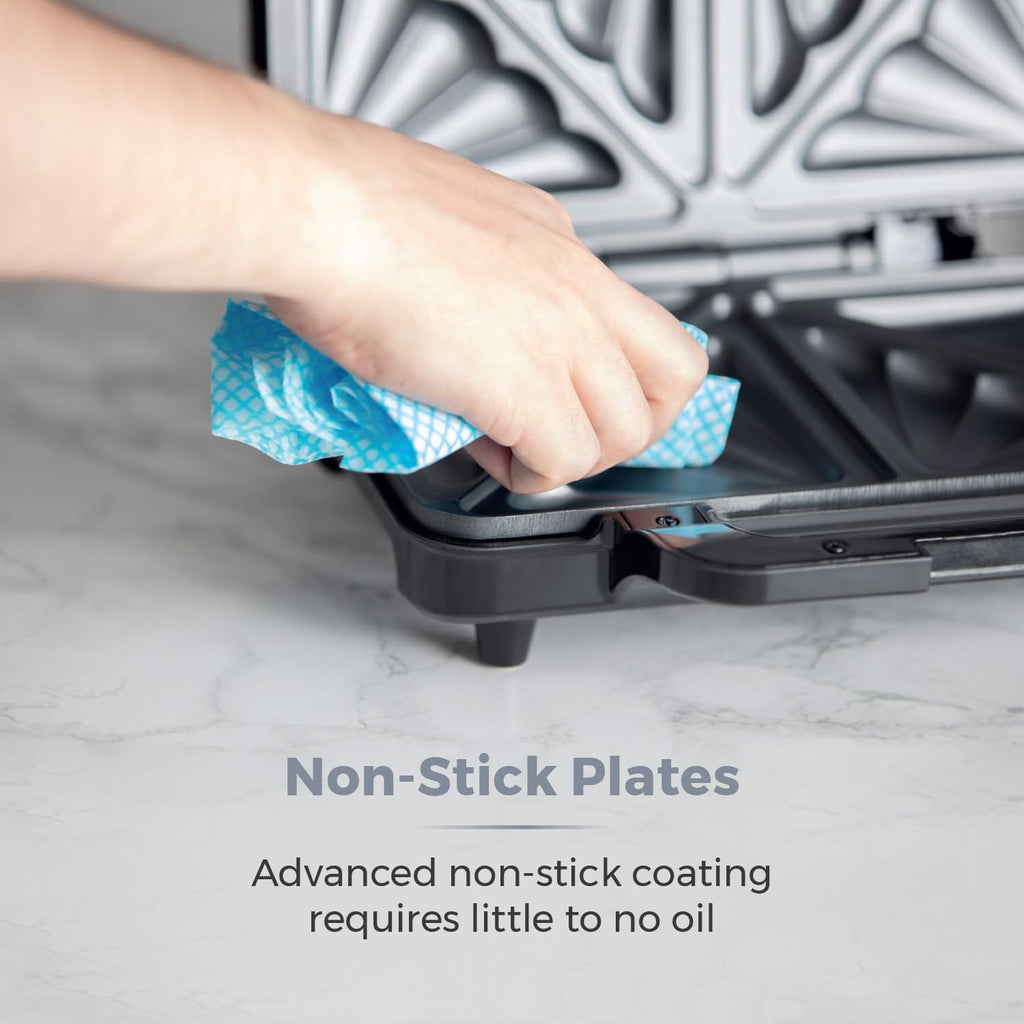 Tower T27038 Health Grill and Panini Grill with Non-Stick Cerastone Coating, 750W, Black & Stainless Steel