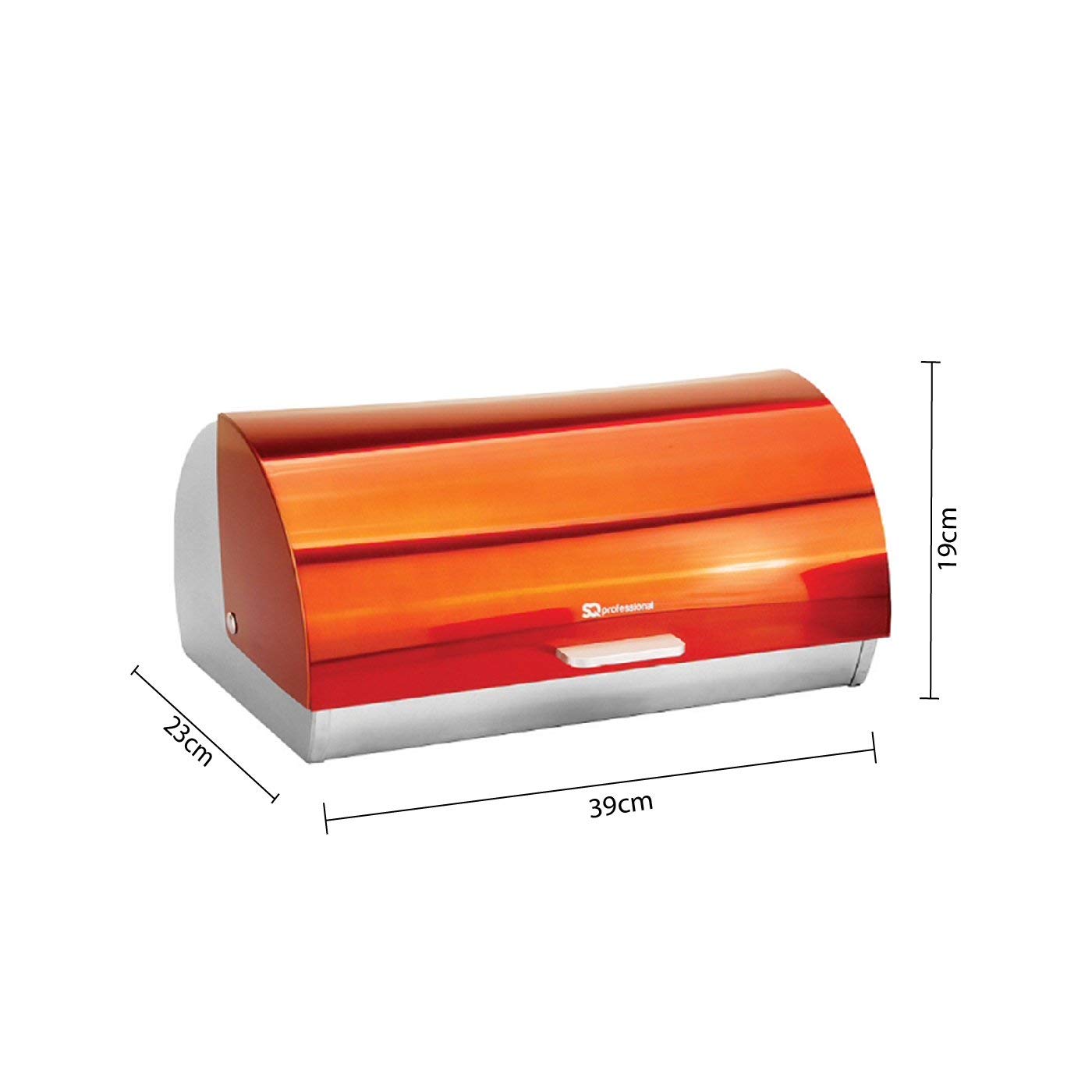 Gems Metallic Bread Bin and Canisters - Orange Red Silver Green Black Purple Blue (Amethyst)