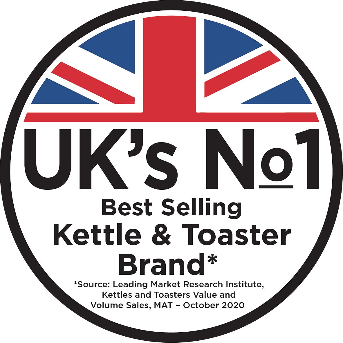 Russell Hobbs Brushed Stainless Steel & Black Electric 1.7L Cordless Kettle (Fast Boil 3KW, Removable Washable Anti-Scale Filter, Push to Open lid, Perfect Pour spout) 20441