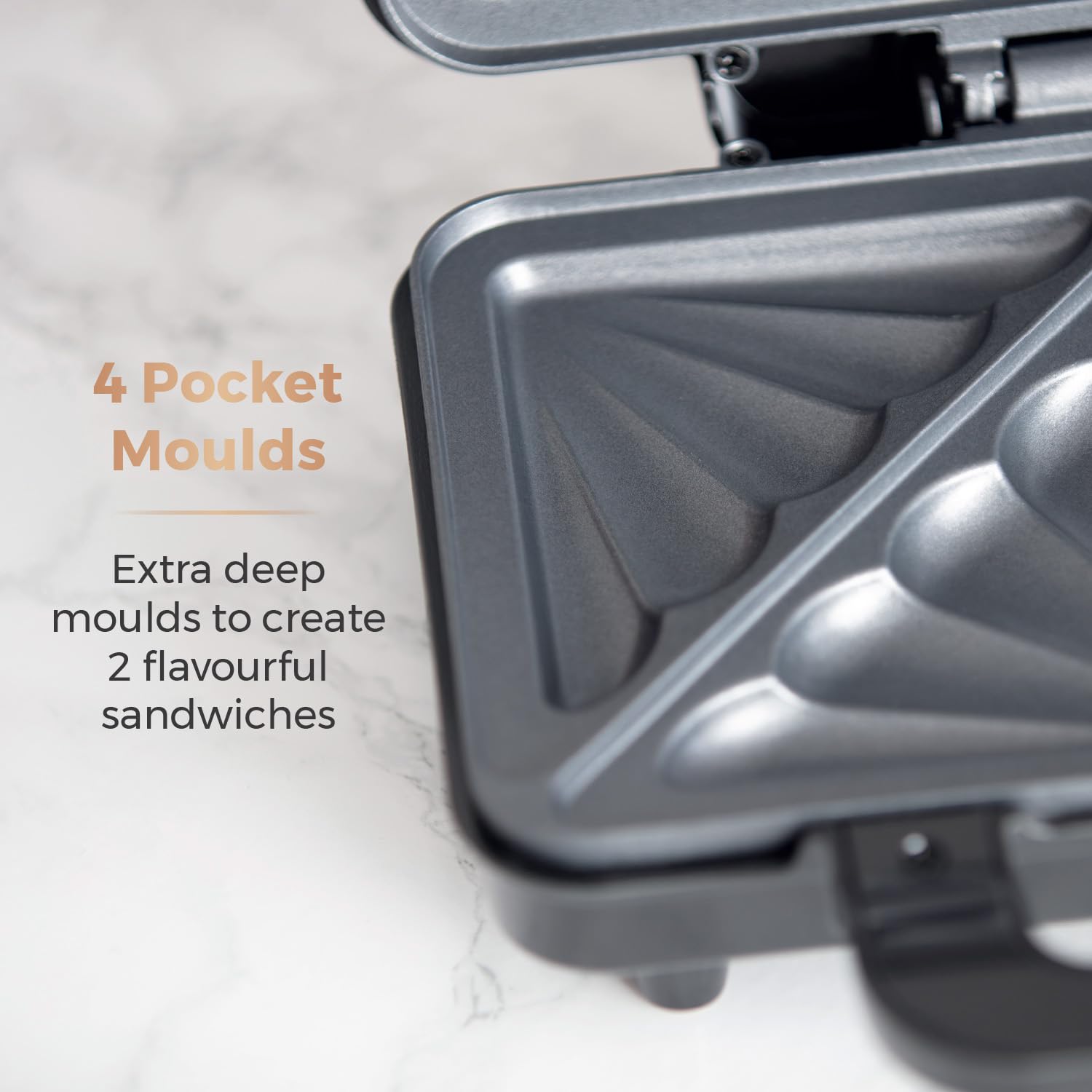 Tower T27038 Health Grill and Panini Grill with Non-Stick Cerastone Coating, 750W, Black & Stainless Steel