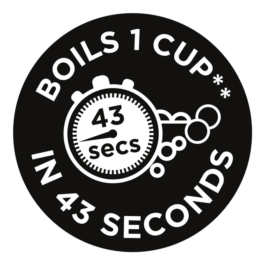 Russell Hobbs Groove Electric 1.7L Cordless Kettle (Fast Boil 3KW, Grey textured plastic with brushed gold accents, Removable washable anti-scale filter, Push to open lid, Perfect pour spout) 26382