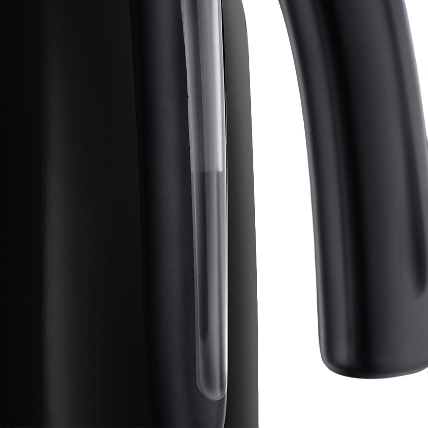 Russell Hobbs Black Stainless Steel 1.7L Cordless Electric Kettle with Black Handle (Fast Boil 3KW, Removable Washable Anti-Scale Filter, Pull to Open hinged lid, Perfect Pour spout) 20413