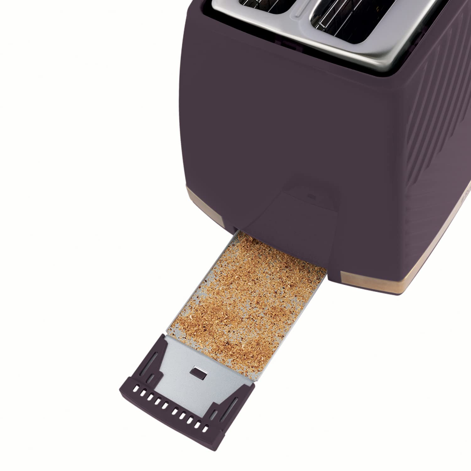 Russell Hobbs Groove Electric 1.7L Cordless Kettle (Fast Boil 3KW, Grey textured plastic with brushed gold accents, Removable washable anti-scale filter, Push to open lid, Perfect pour spout) 26382