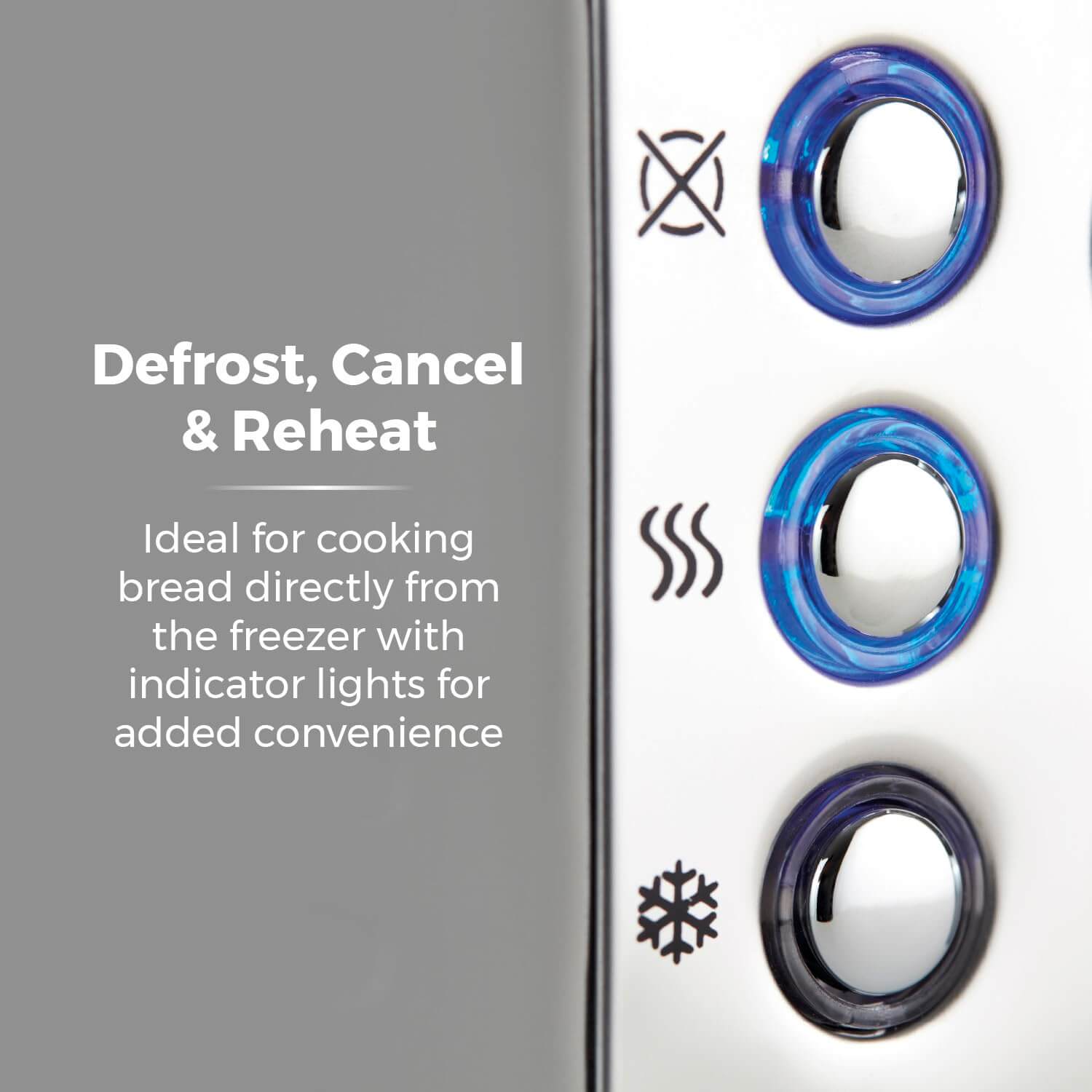 Tower, T20080BLK, Ash 2-Slice Toaster with 7 Browning Levels, Defrost/Reheat/Cancel, 925W, Black & Chrome