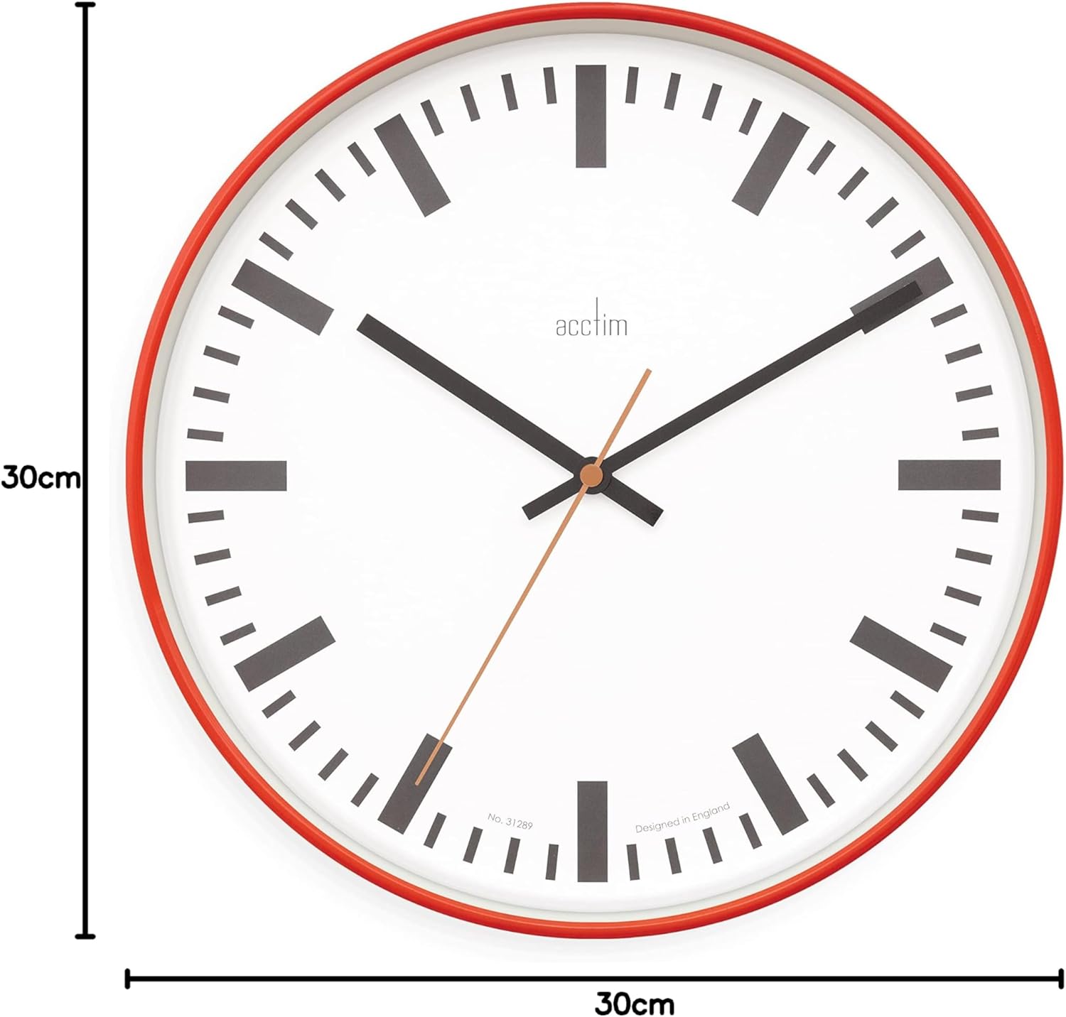 Acctim Victor 30cm Bright Station Wall Clock (Grass)