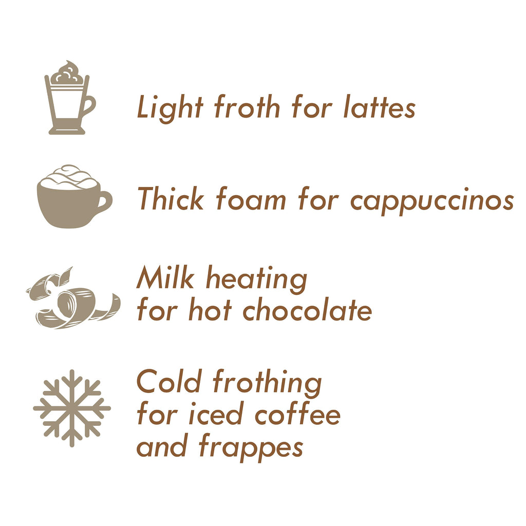 Progress EK5133P Automatic Milk Frother – Chocoluxe 4-in-1 Hot Chocolate Maker, 300ml/150ml, Hot & Cold Milk Heater & Foamer, Melt Chocolate Flakes, Built-in Frothing Whisk for Cafe Latte, Cappuccino