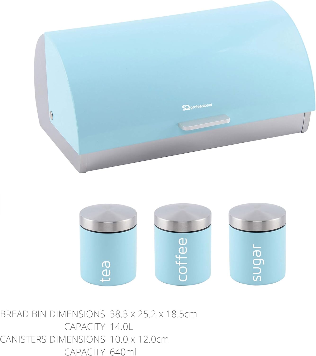 SQ Professional Dainty Bread Bin and Canisters (Skyline)