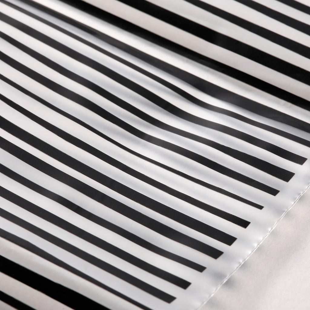 Ikea ISTAD Medium Reusable Food Bags with Double Seal, 1.2 & 2.5 Litres, Black Striped/Yellow Leaf - Set of 100 Bags