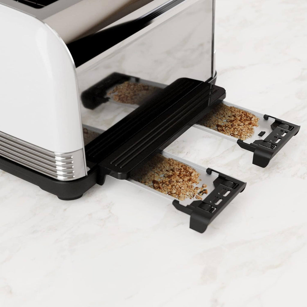 Morphy Richards 240332 Venture Retro 4 Slice Toaster White