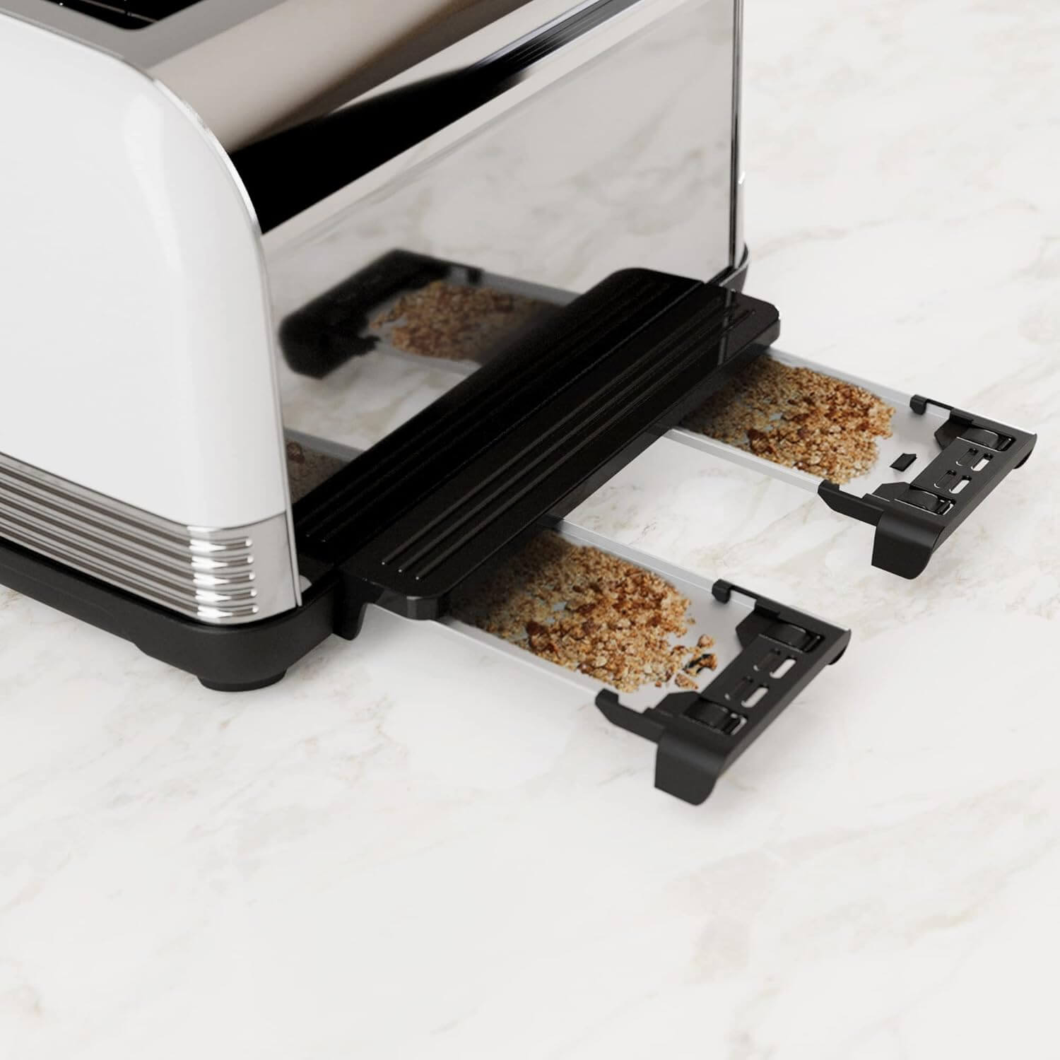 Morphy Richards 240332 Venture Retro 4 Slice Toaster White