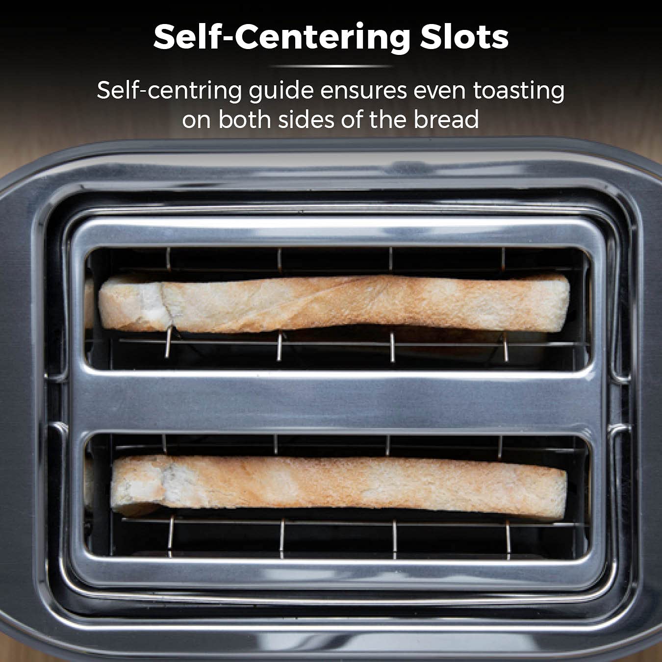 Tower T20043GRP Belle 2-Slice Toaster with 7 Browning Settings, Defrost/Reheat/Cancel, 800 W, Graphite