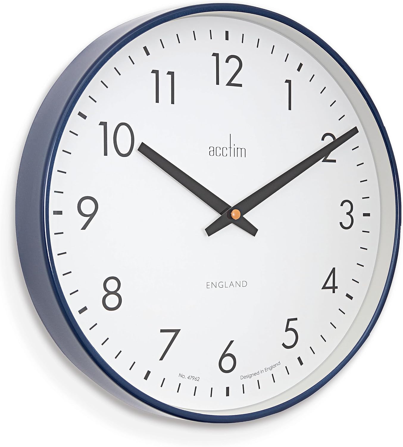 Acctim Riley Retro Wall Clock Midnight Blue 30cm