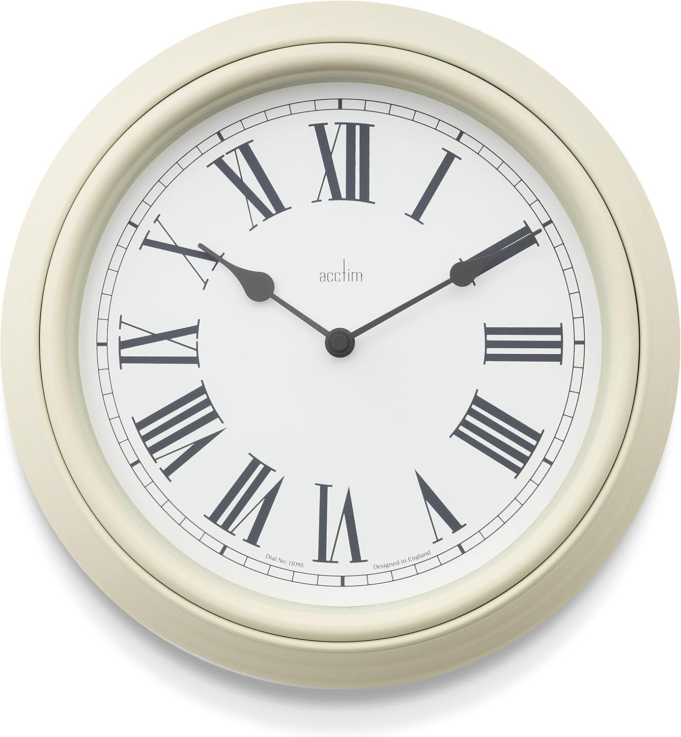 Acctim Devonshire Traditional 28cm Wall Clock (Dusty Rose)