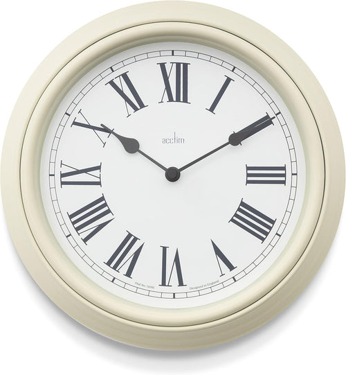 Acctim Devonshire Traditional 28cm Wall Clock (Dusty Rose)