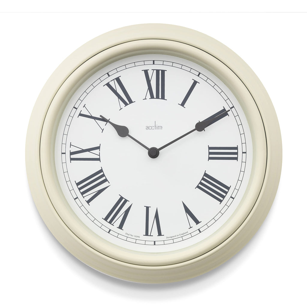 Acctim Devonshire Traditional 28cm Wall Clock (Cream)
