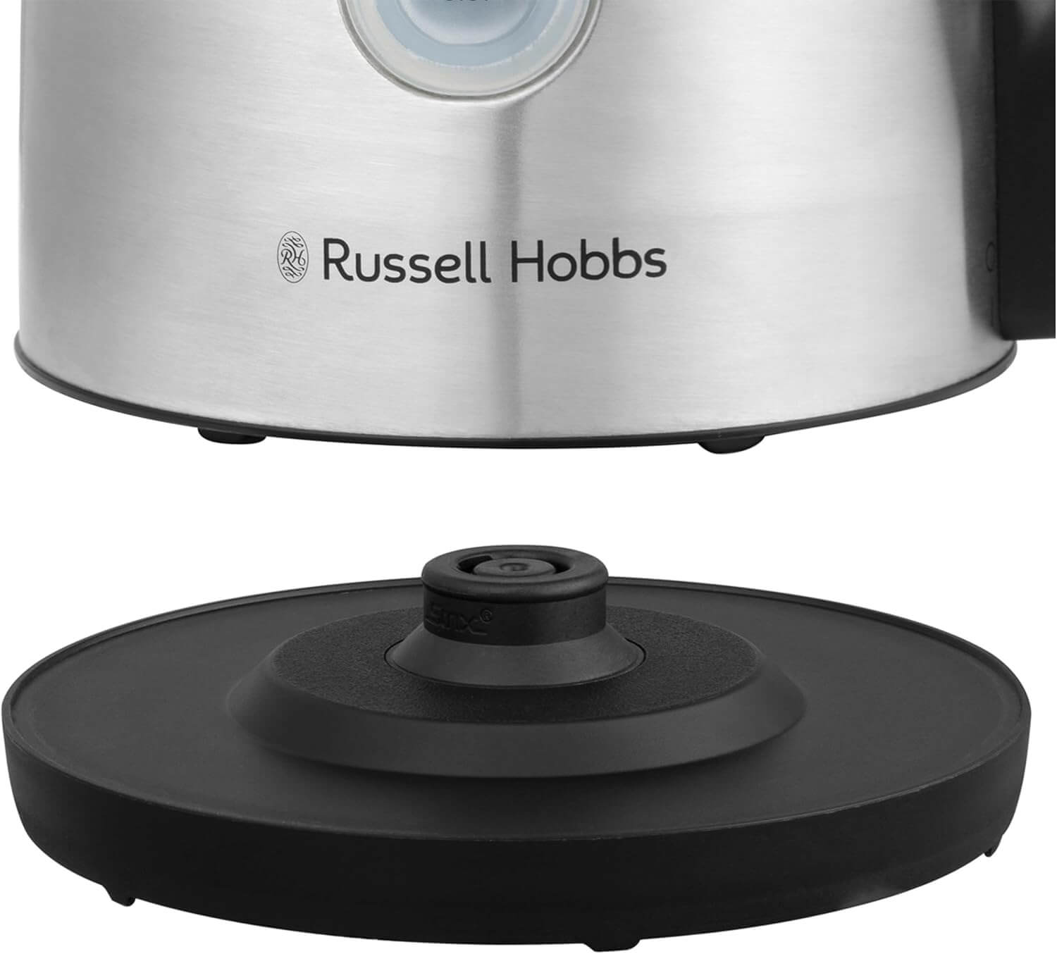 Russell Hobbs Electric Kettle (For Hot Water, Tea or Coffee, 1.7L Capacity, Stainless Steel, Push to open lid, Perfect pour spout, Removable washable filter, Blue illumination, 3000W) Classics 27380